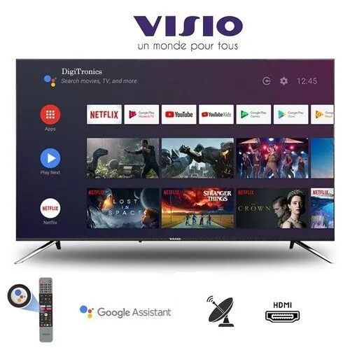 Visio - 65 Smart TV - Google Tv - UHD 4K - Dolby Vision - HDR10 + Support Mural cadeau- 65WG9522KG