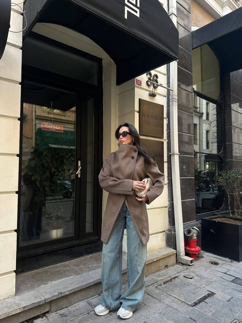 Manteau Mi-long Ceinturé