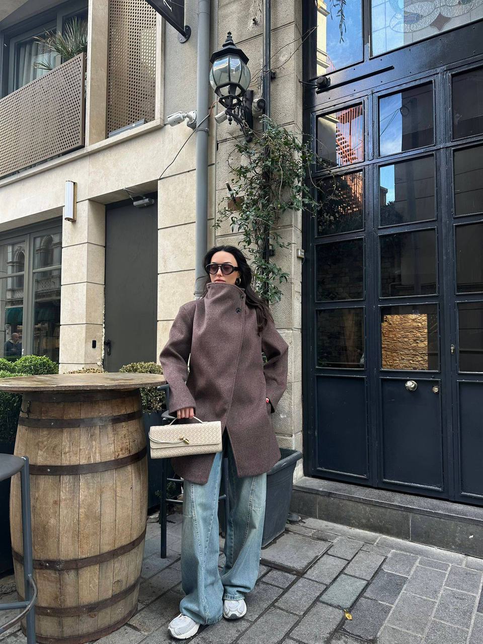 Manteau Mi-long Ceinturé