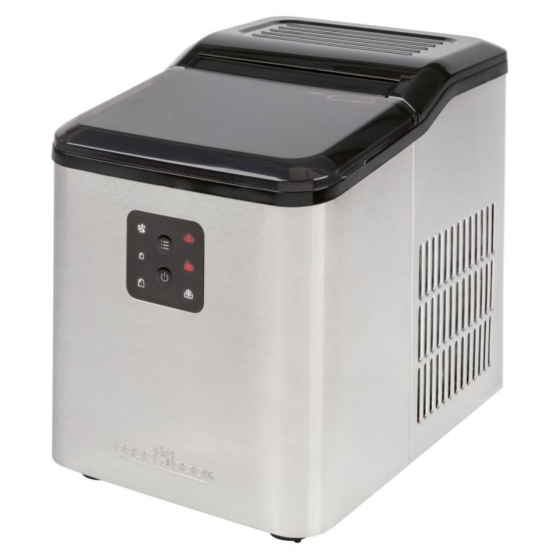 Proficook Machine à glaçons en acier inox, capacité 1,5L 12KG PC-EWB 1253