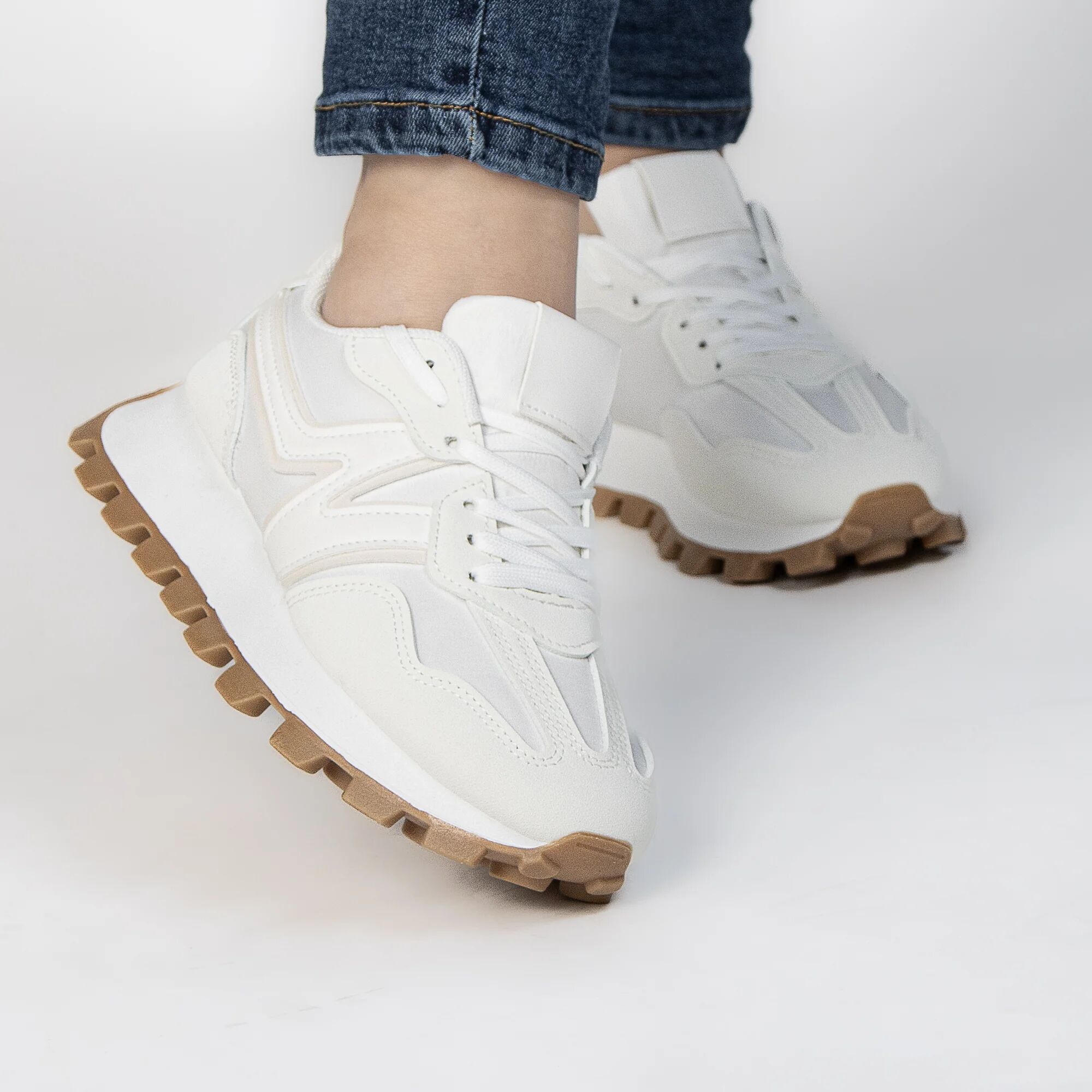 Vanessa – Baskets Femmes En Blanc