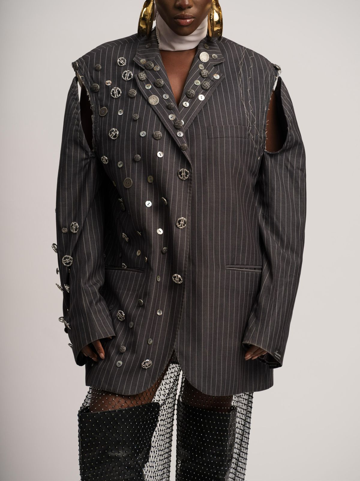 Luxury Blazer Gris Souris