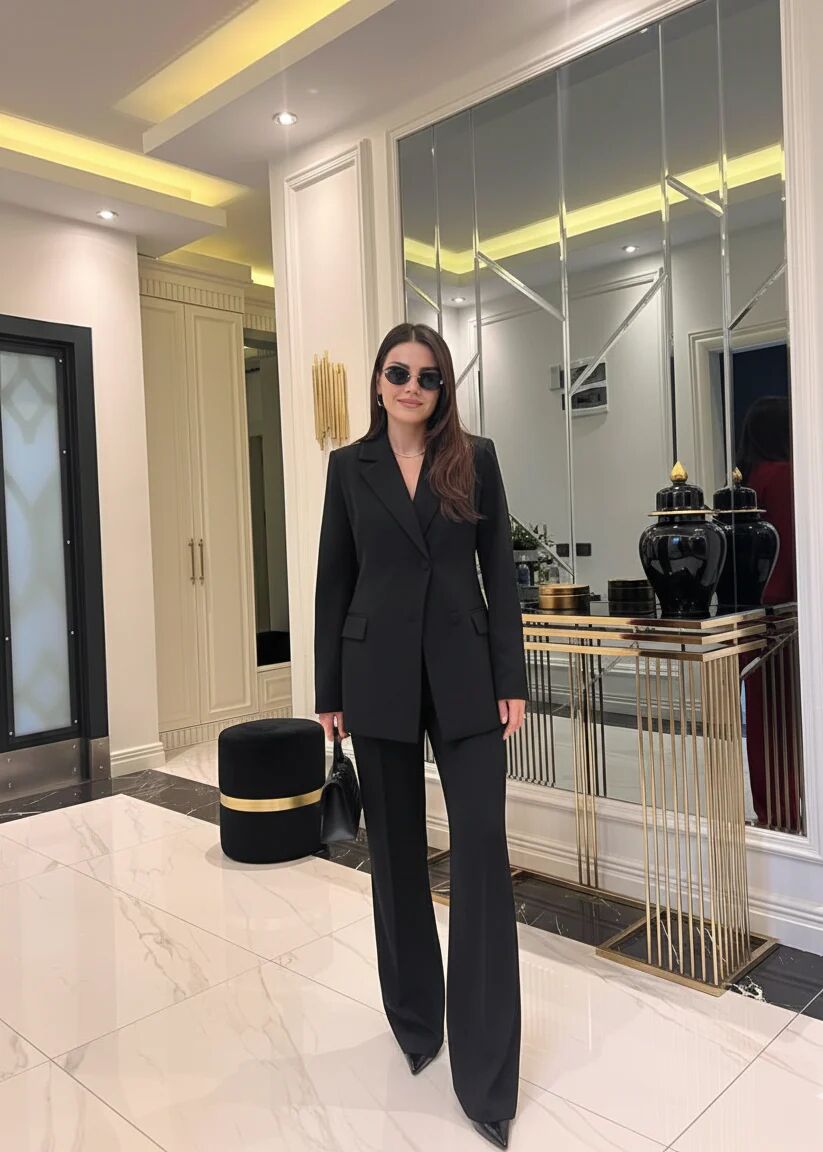 Ensemble Blazer & Palazzo