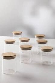 Lot 6 Bocaux en Verre 250 ml Couvercle Hermétique thumbnail 1