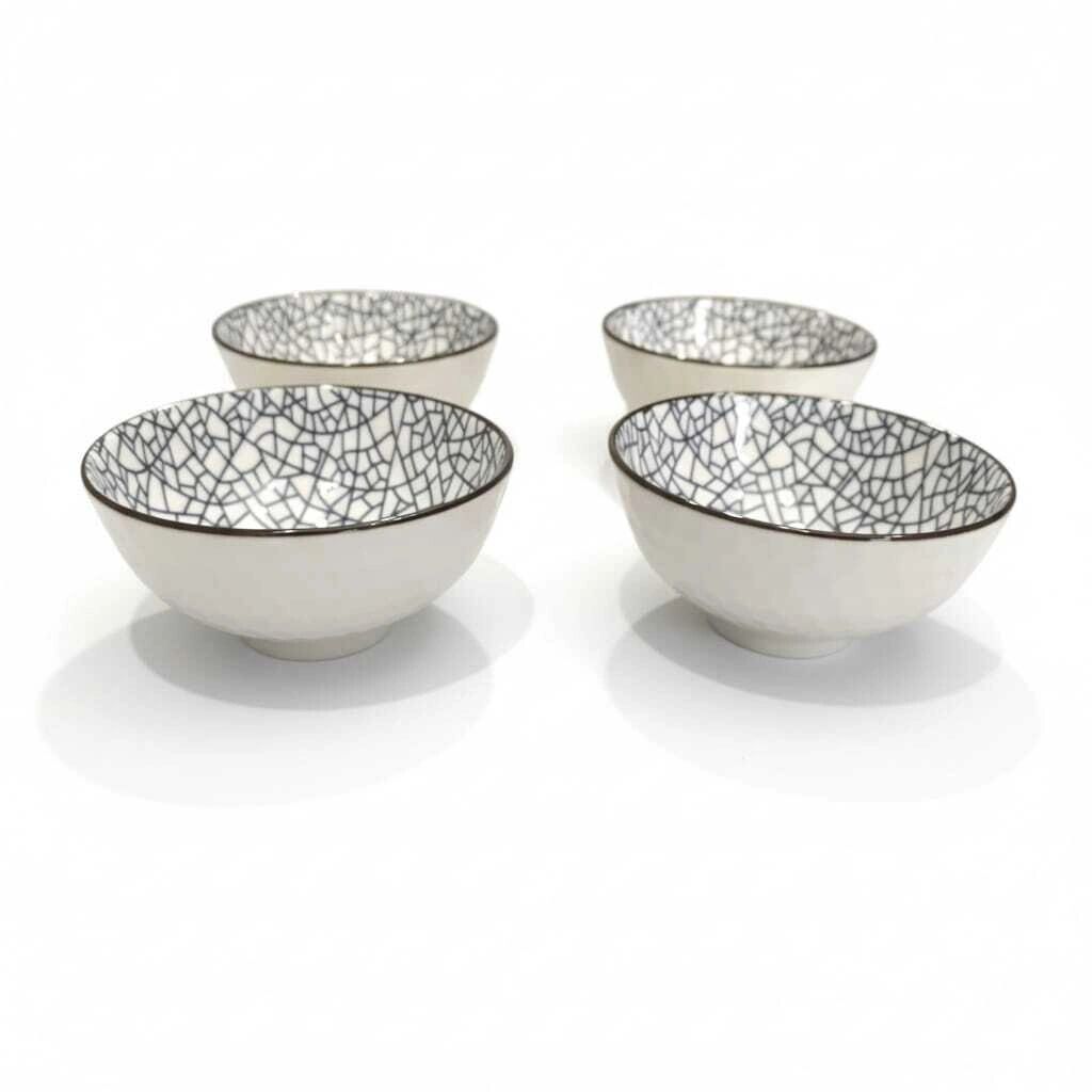 Lot De 4 Bols En Porcelaine