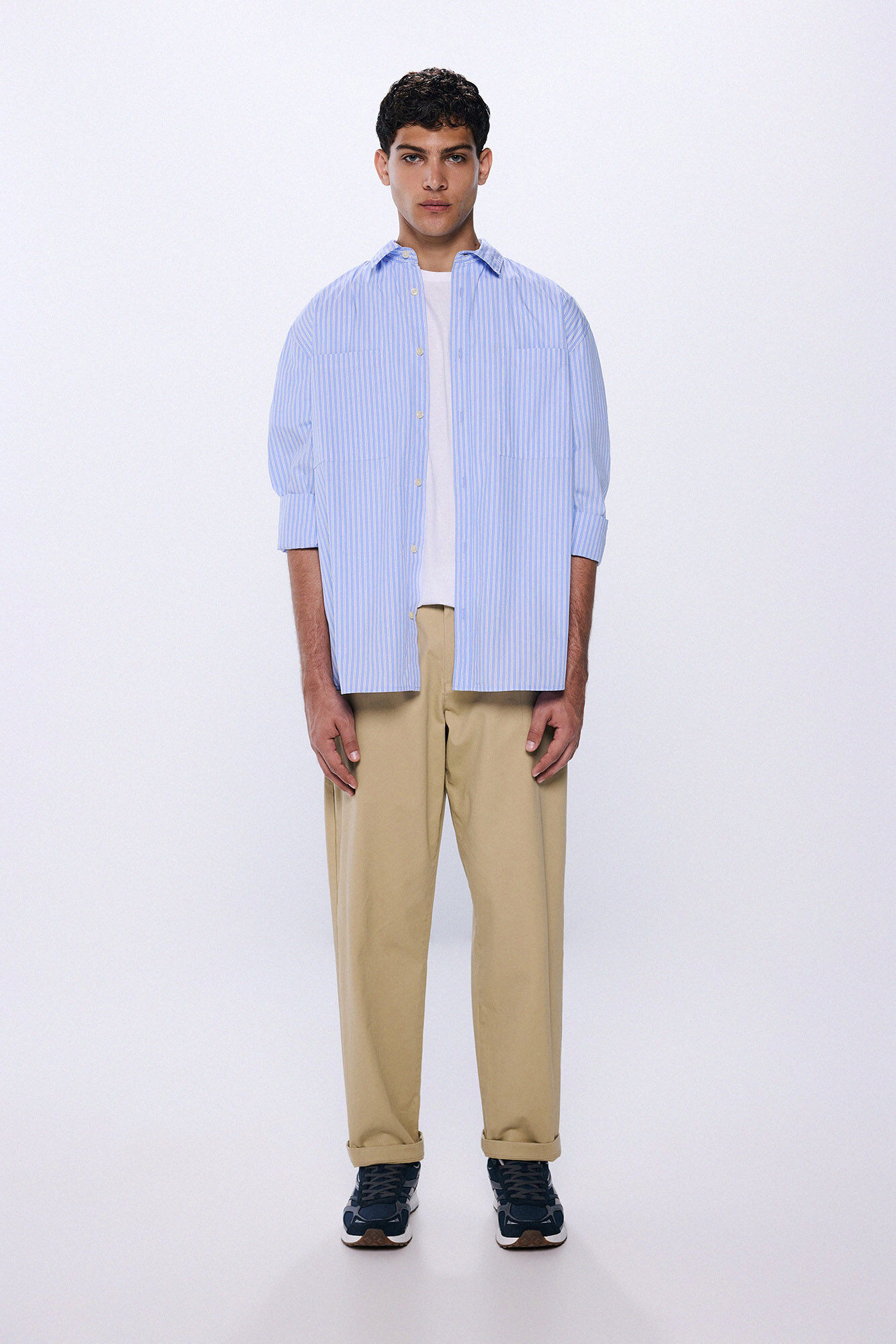 Chemise oversize en popeline thumbnail 3