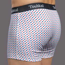 Boxer Ajusté Coton Imprimé Étoiles