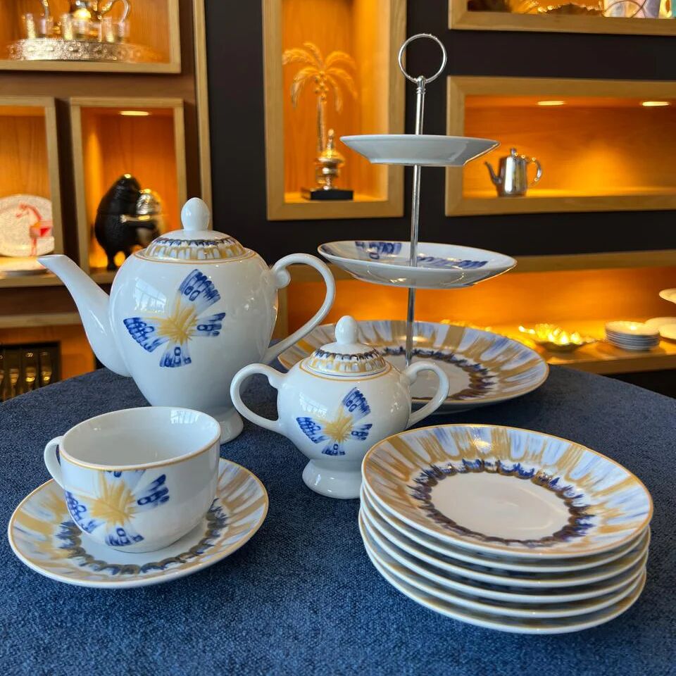 Service 23 pièces – Blue Butterfly