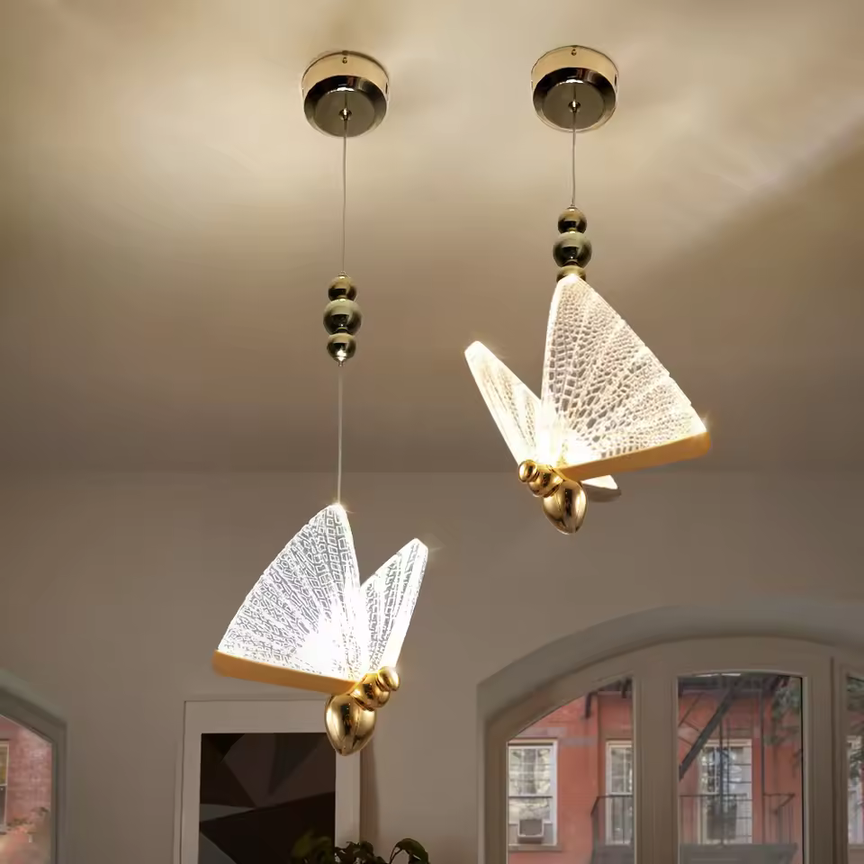 Lampe suspendue – Papillon créative