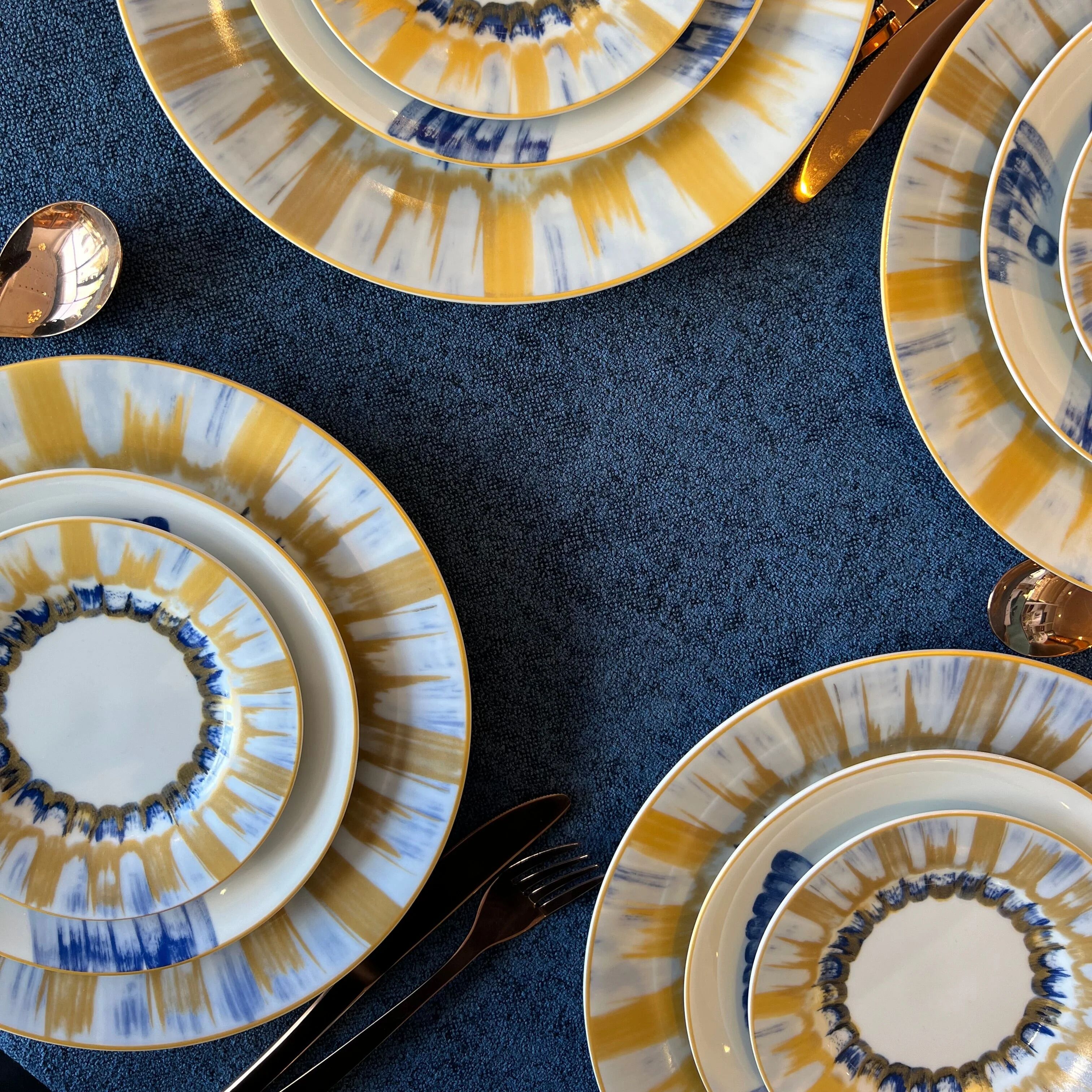 Service 18 pièces – Blue Butterfly