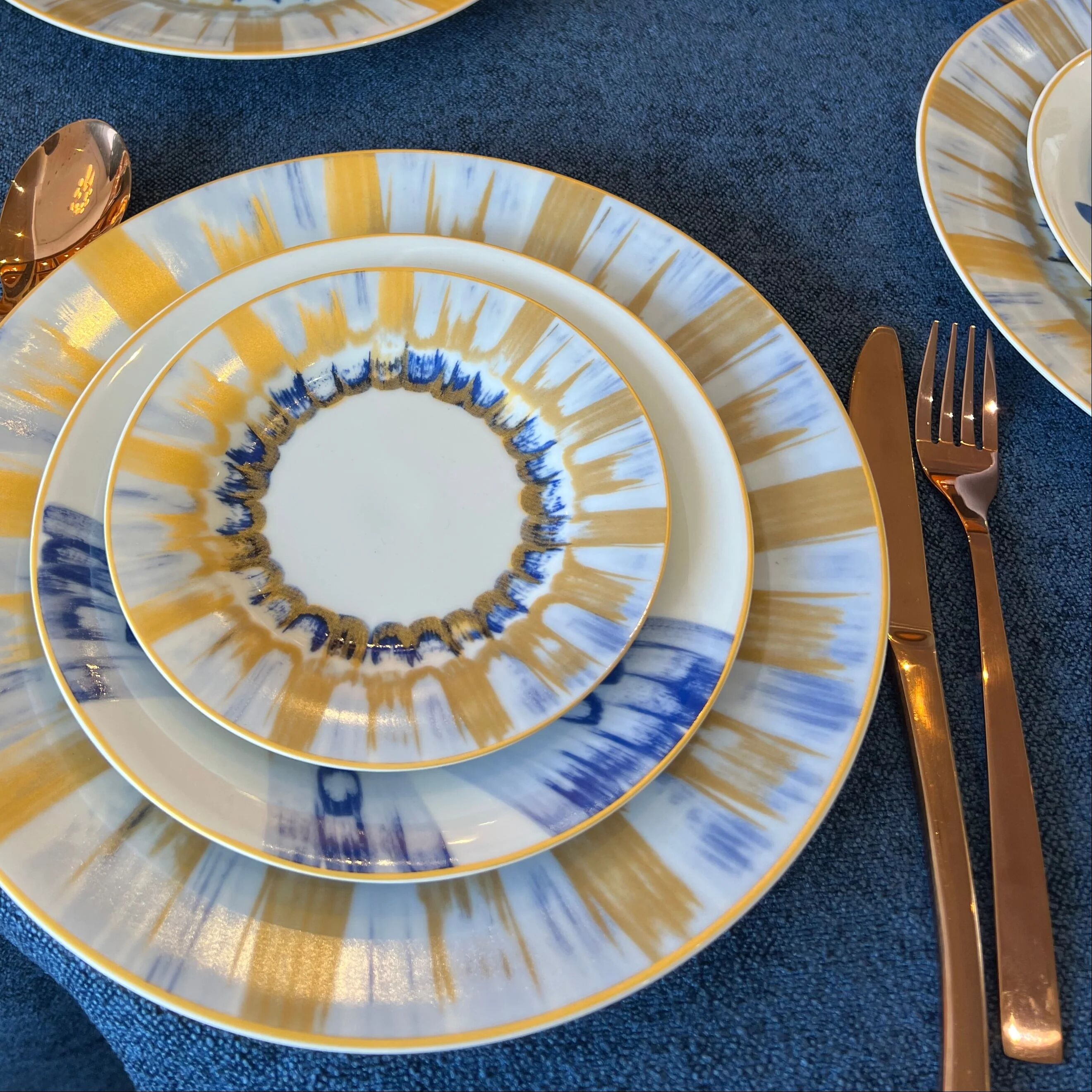 Service 18 pièces – Blue Butterfly