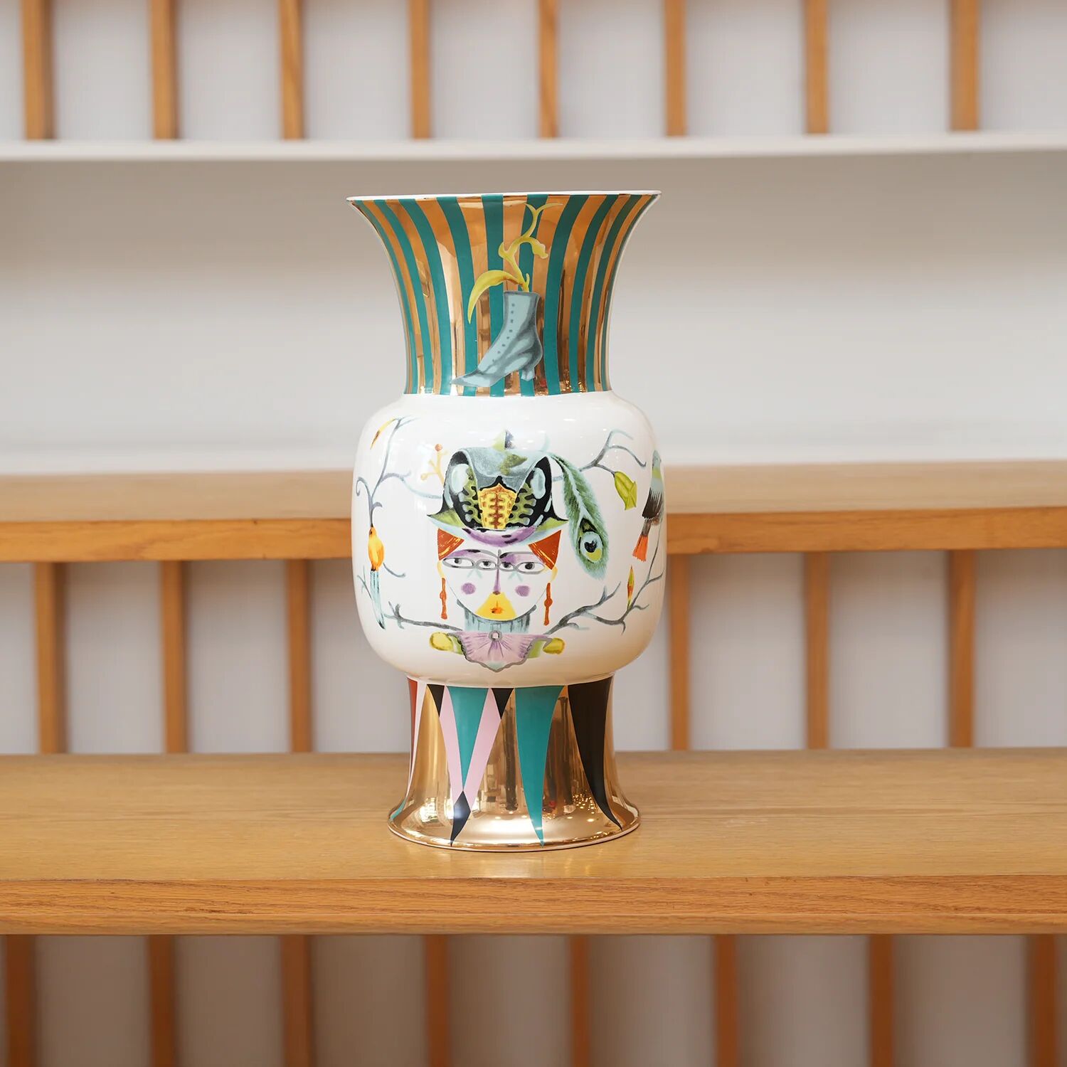 Vase couple de clown