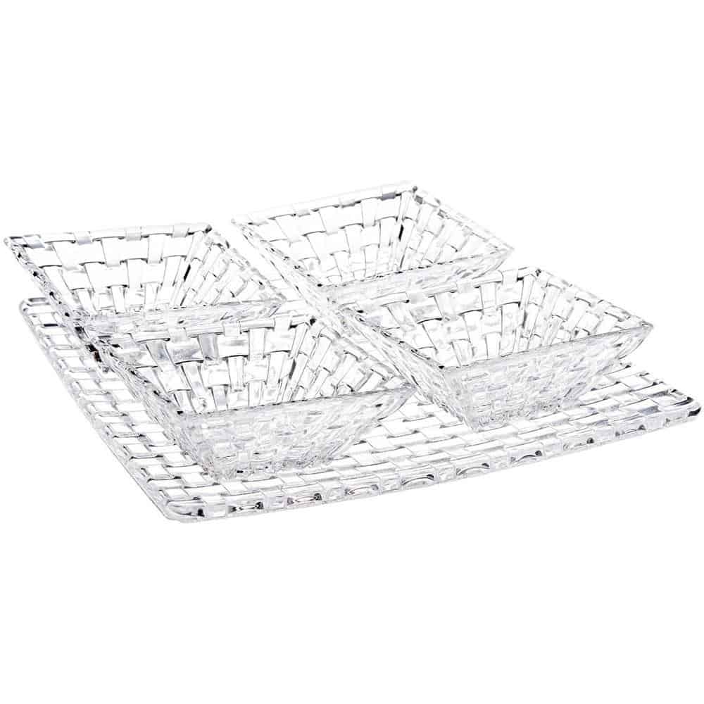 PLat + 4 bols en cristal thumbnail 3