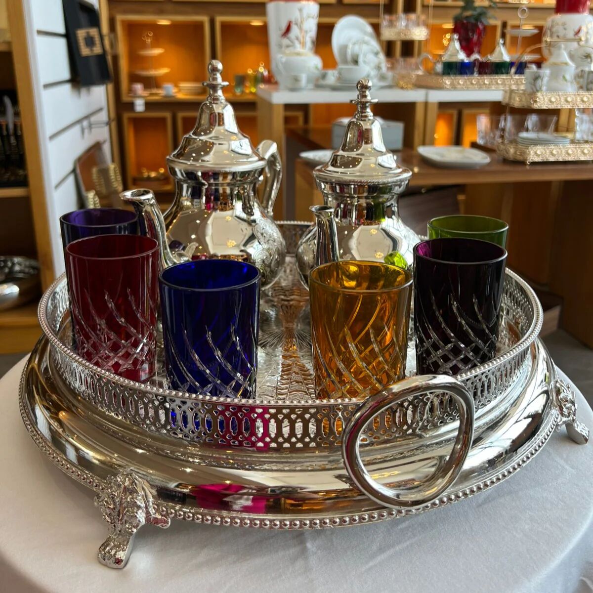 Plateau marocain rond