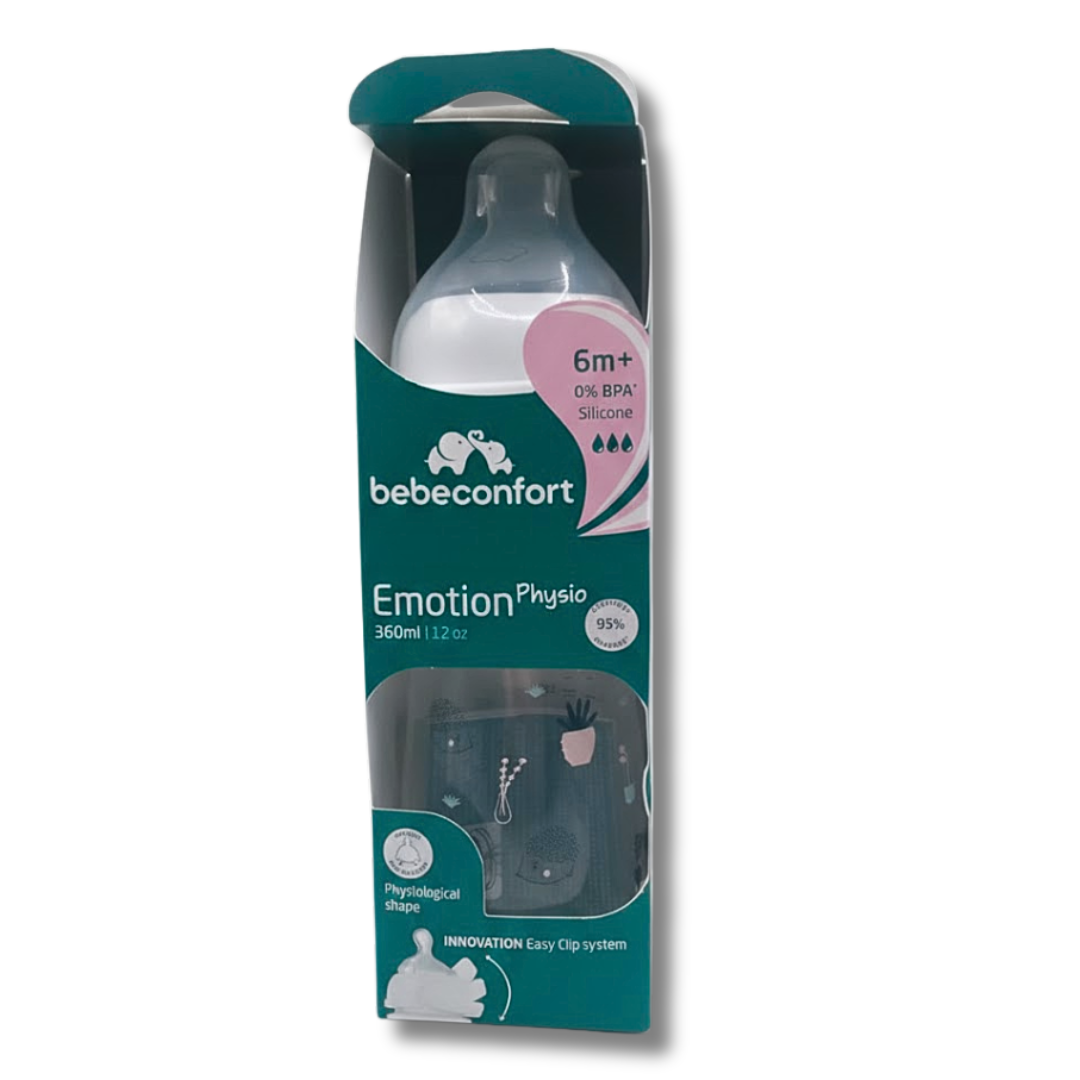 Biberon Emotion Physio +6m 360ml Bleu Urban Garden