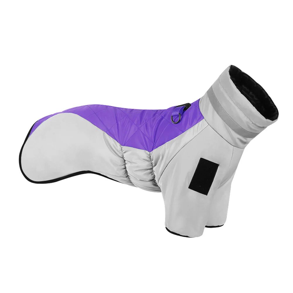 Manteau D’hiver Réfléchissant pour Chien – Chaud & Coupe-vent