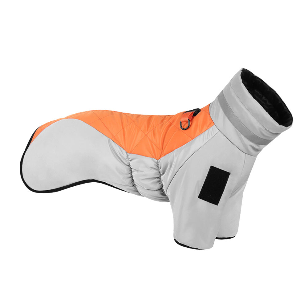 Manteau D’hiver Réfléchissant pour Chien – Chaud & Coupe-vent
