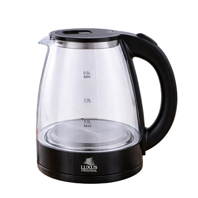 Bouilloire 1,8L Électrique Verre 1600W, Base 360°, Sécurité Auto, LX-K613 thumbnail 3