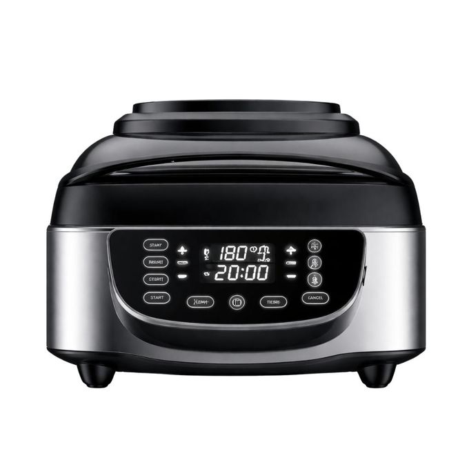 Friteuse Multifonction 5 En 1 Sans Fumée 8l, Technologie Air Crisp 1800w, Dl-7925