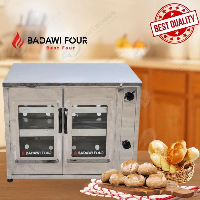 Four A Gaz 2 Portes 65cm Inox