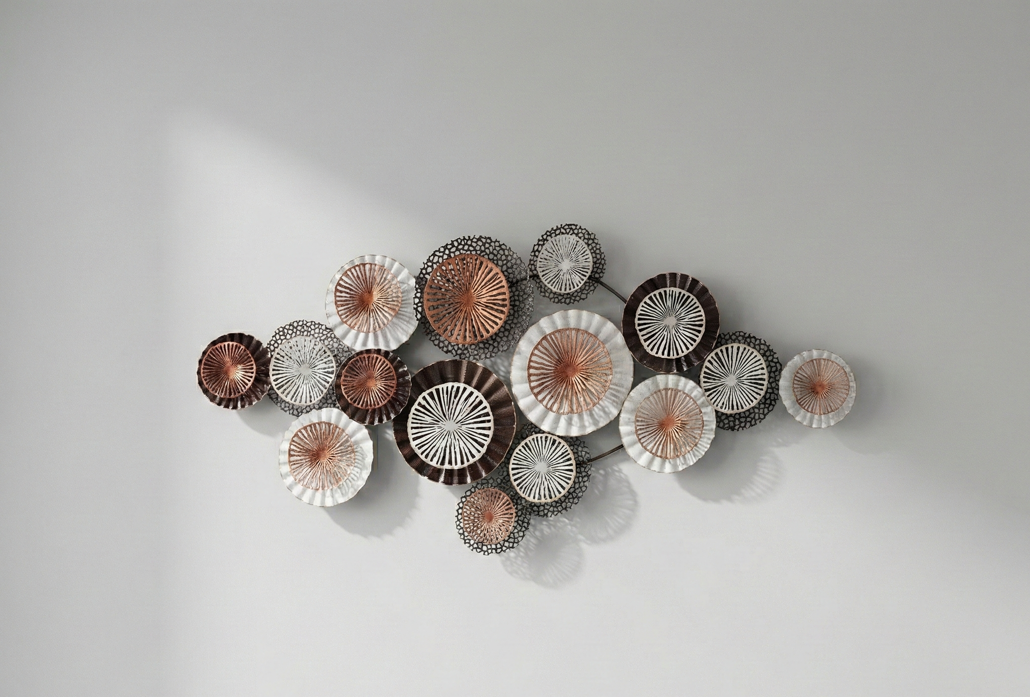 Décoration Murale En Métal Design Cercles