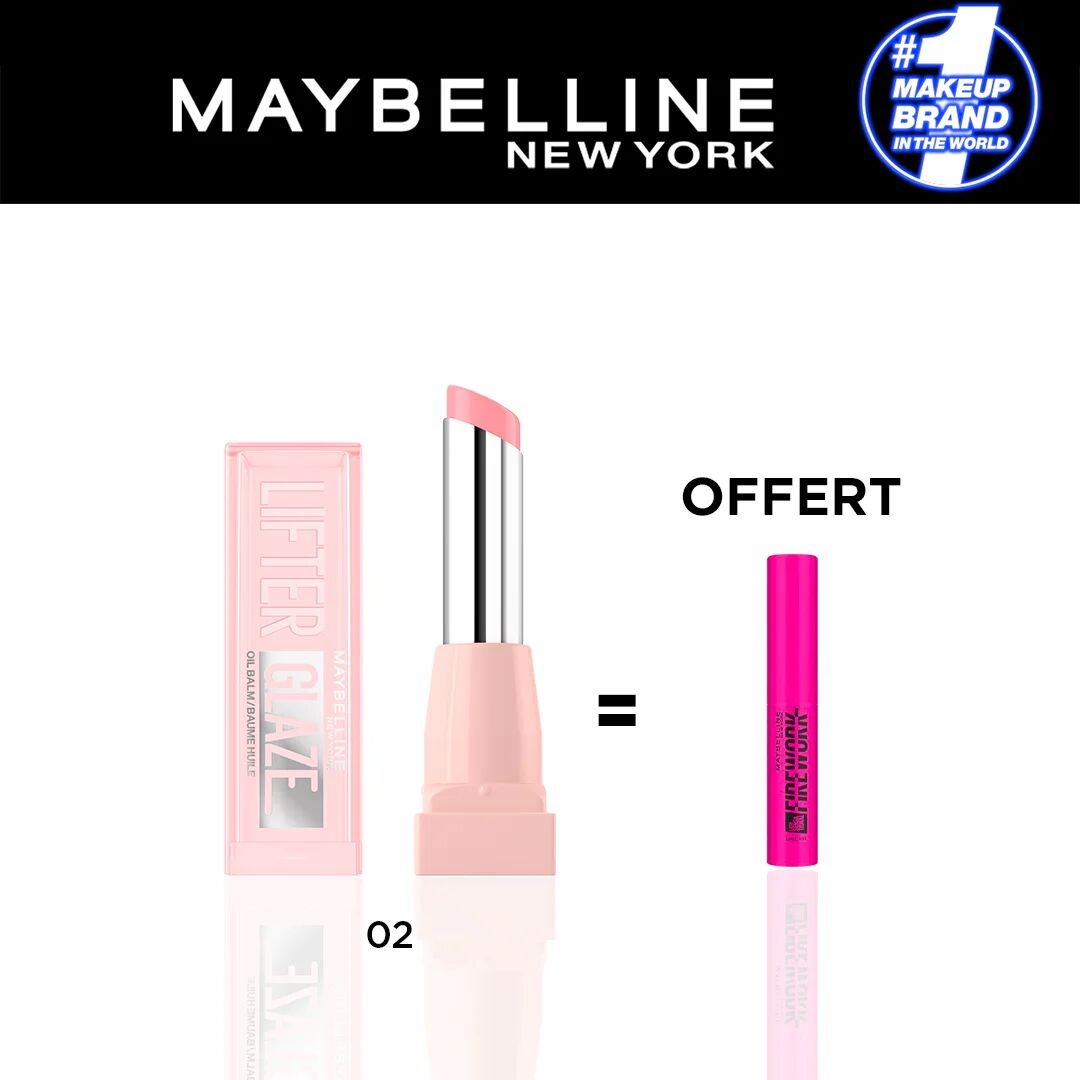 Lifter Glaze 02 Pink Drip = Mini Mascara Offerte