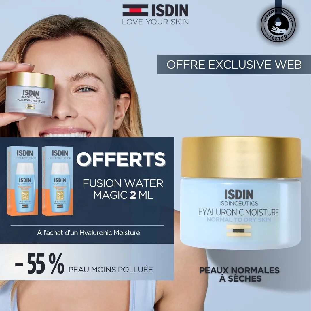 Hyaluronic Moisture Normal To Dry Skin 50g = Fusion Water Magic 2ml Offerts