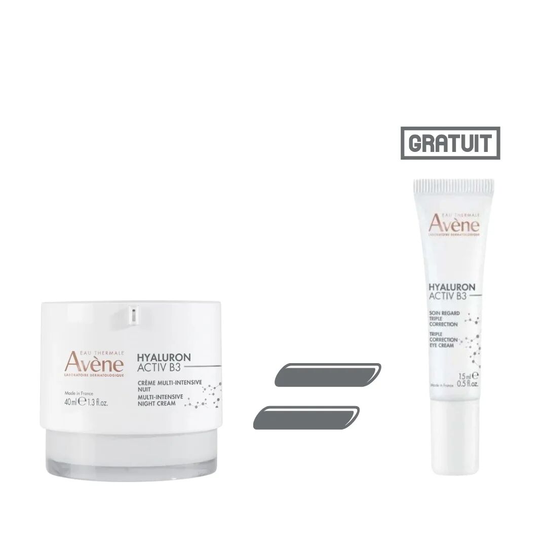 Crème Nuit Hyaluron Activ B3 40ml = Soin Hyaluron Activ B3 15ml Offert