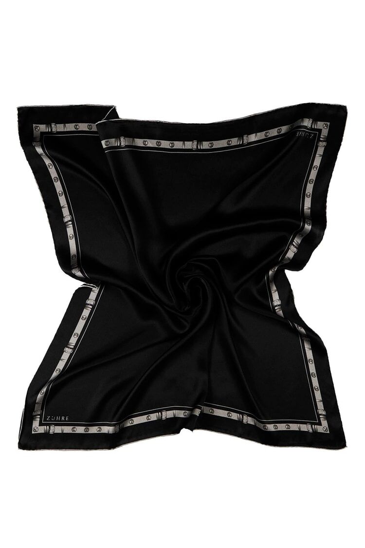 Foulard 0104 Zühre Ipek/saten Esarp thumbnail 3
