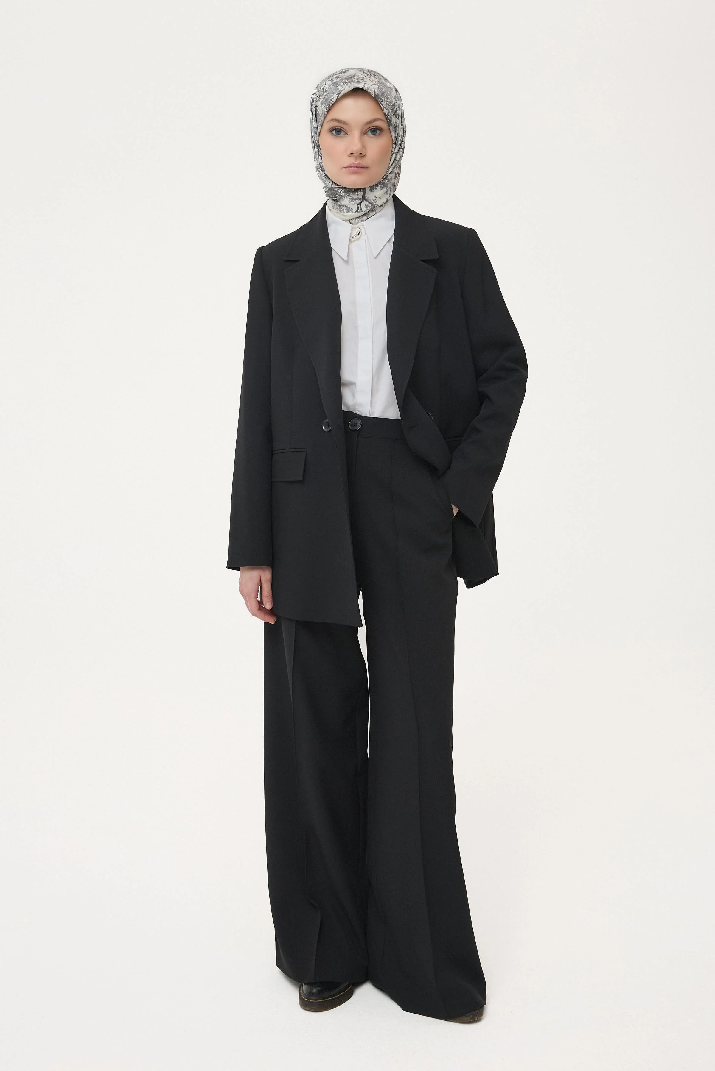 Ensemble Veste Et Pantalon Avec Détail Poches