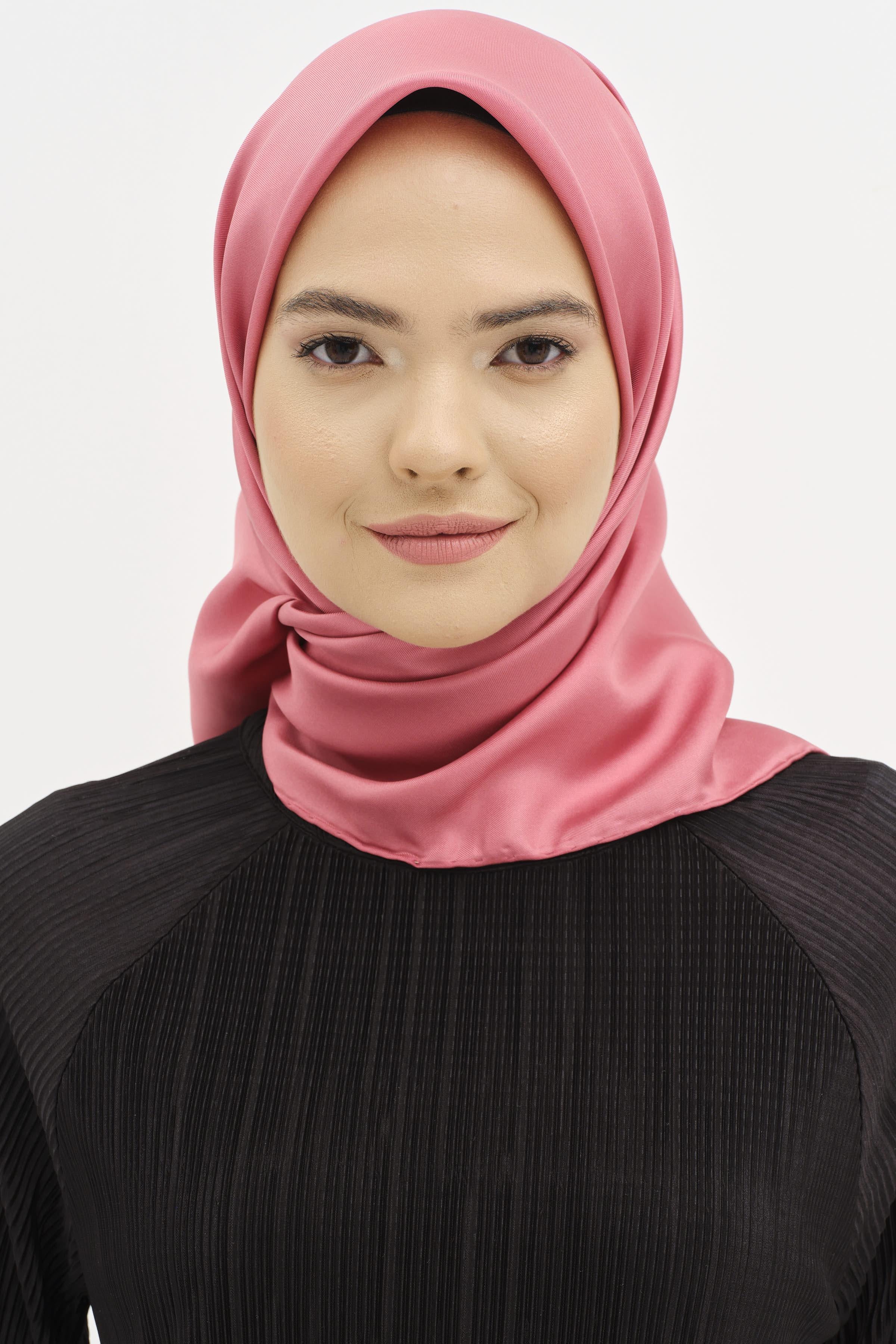 Écharpe En Soie Twill Unie