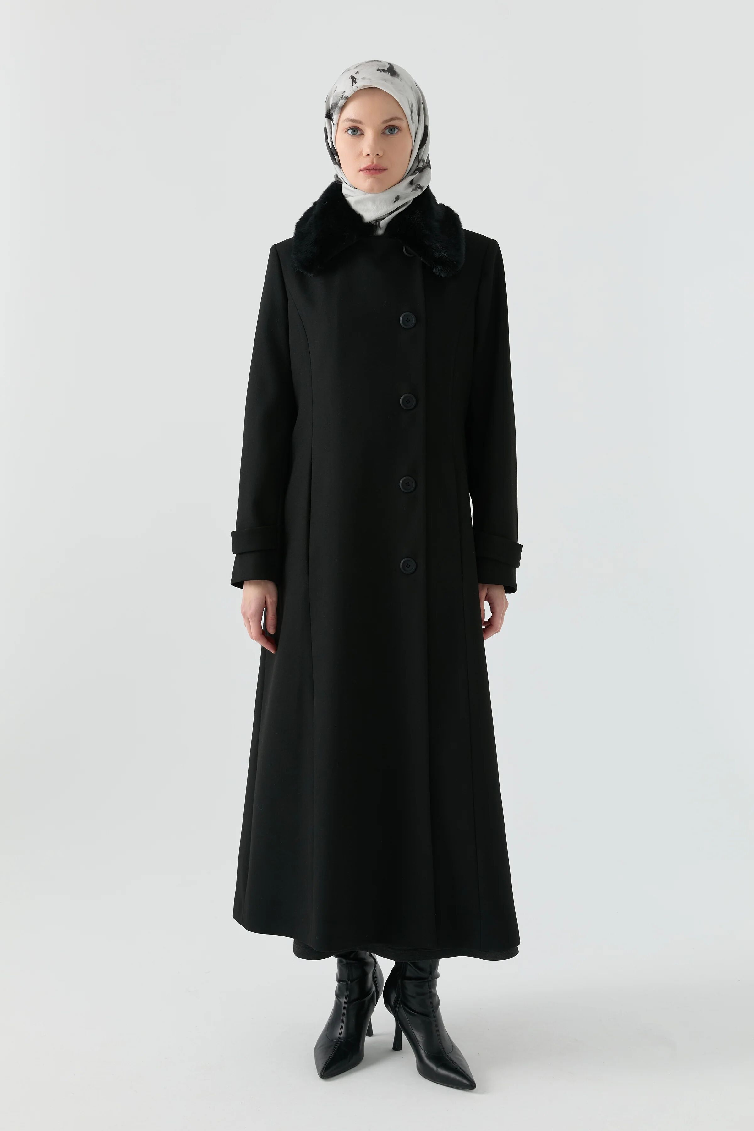 Manteau Chemisier En Laine