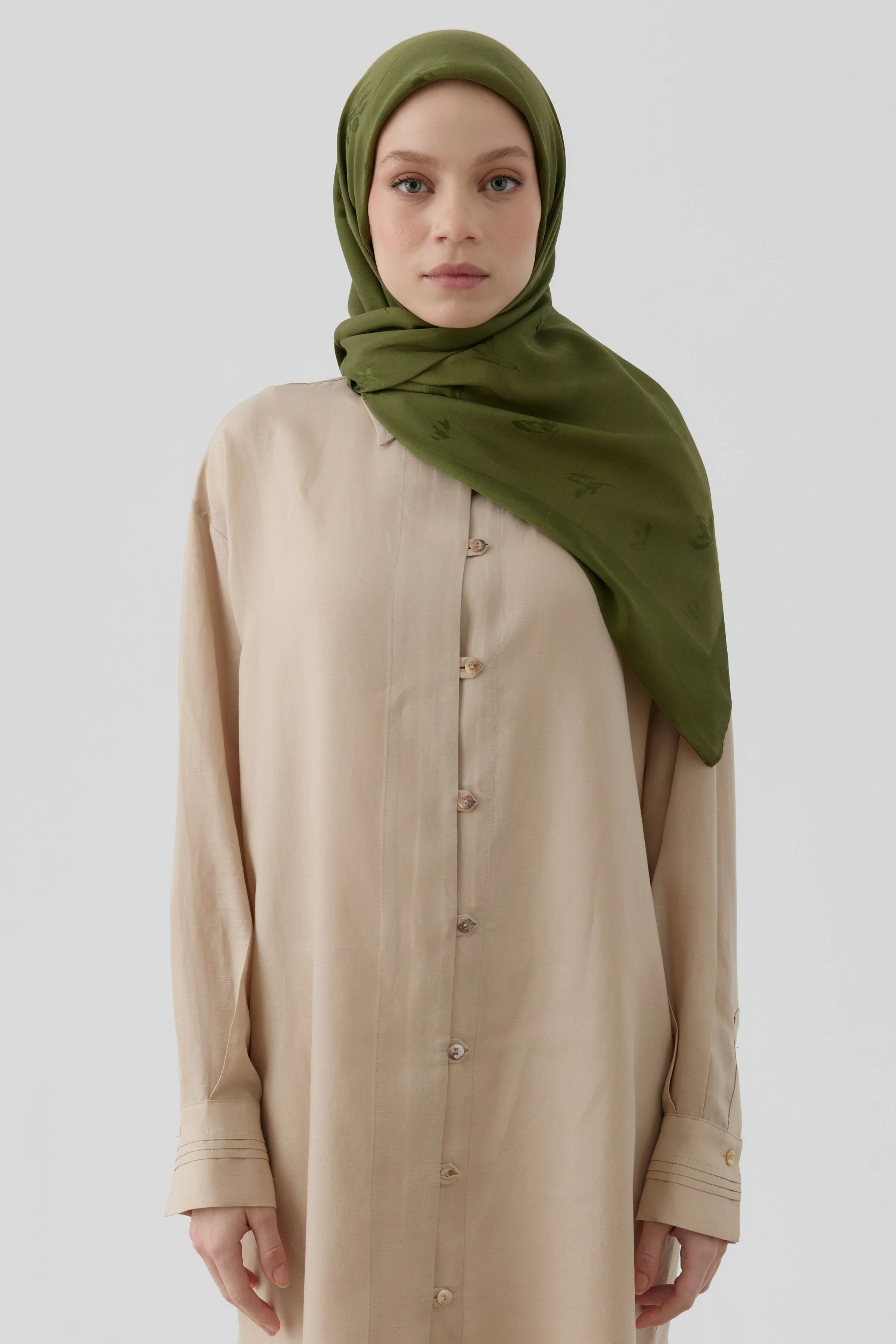 Écharpe Jacquard Buket Naturelle