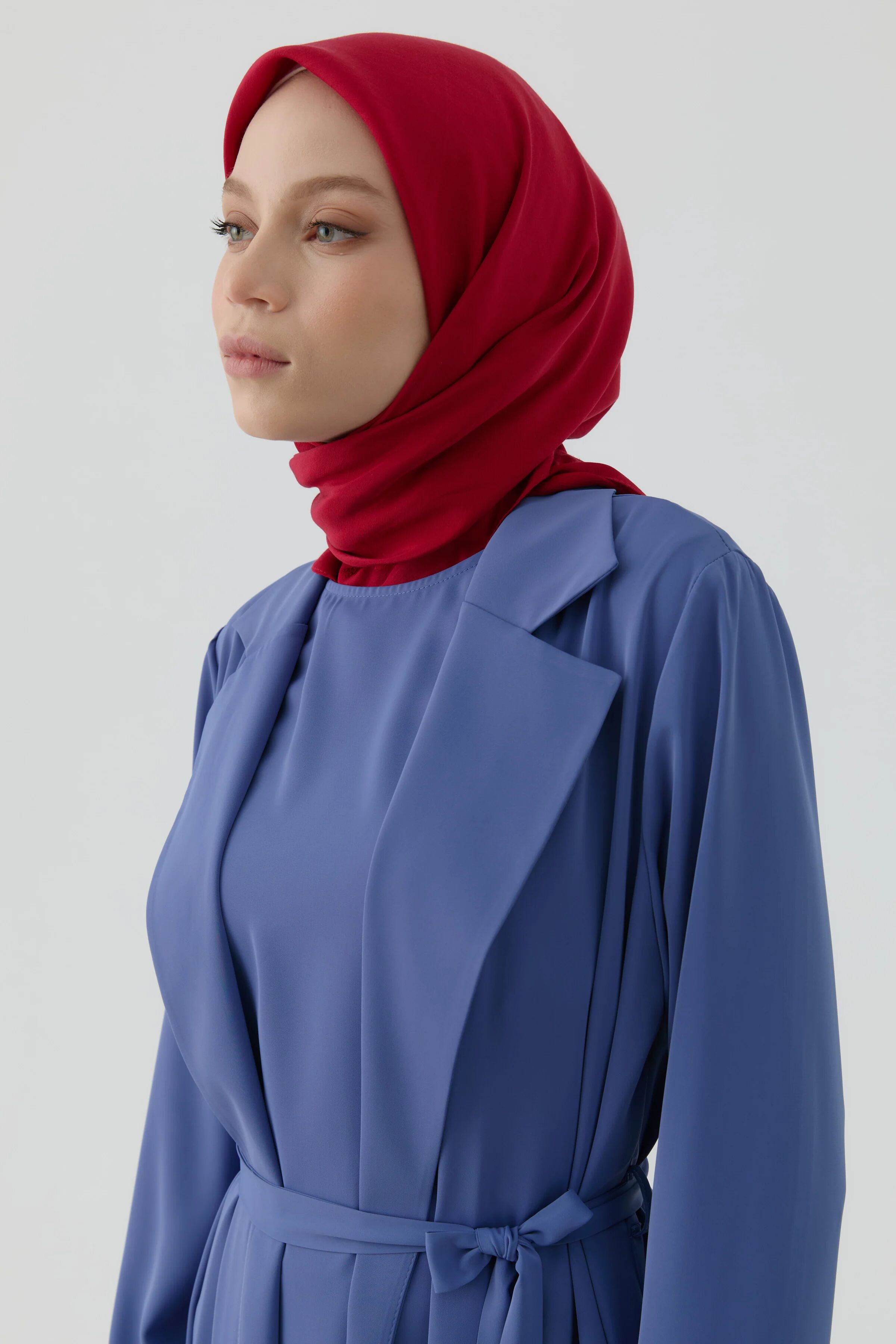 Écharpe Naturelle Nevgül Avec Détails De Bordure