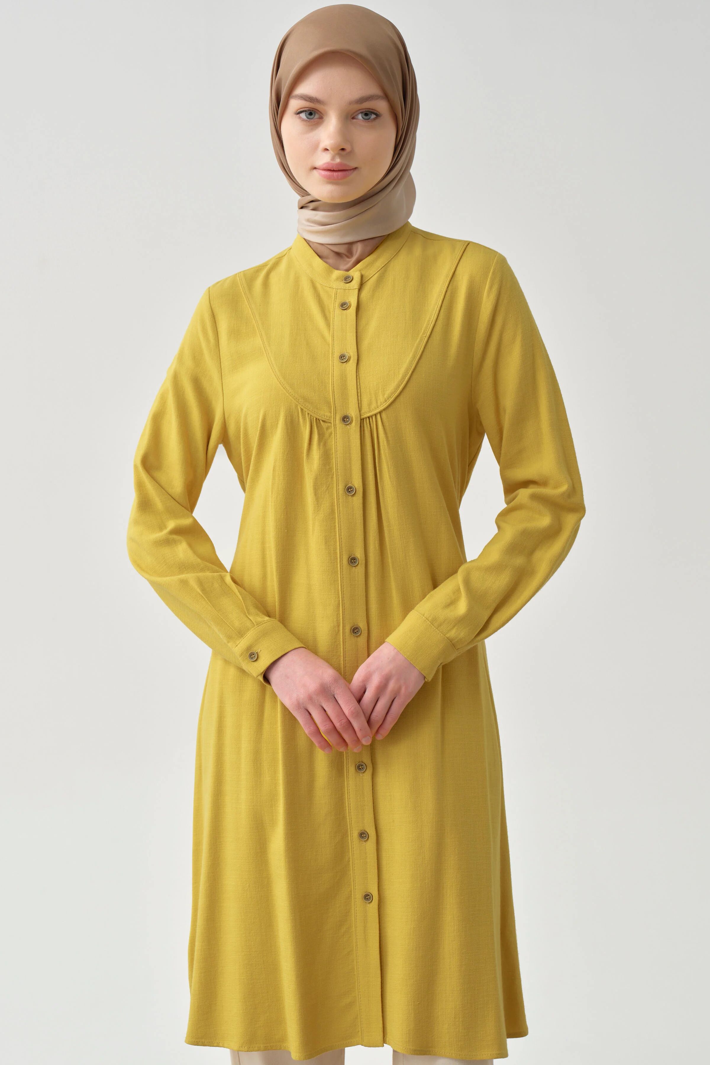 Tunique À Empiècement Avec Détail Passepoilé