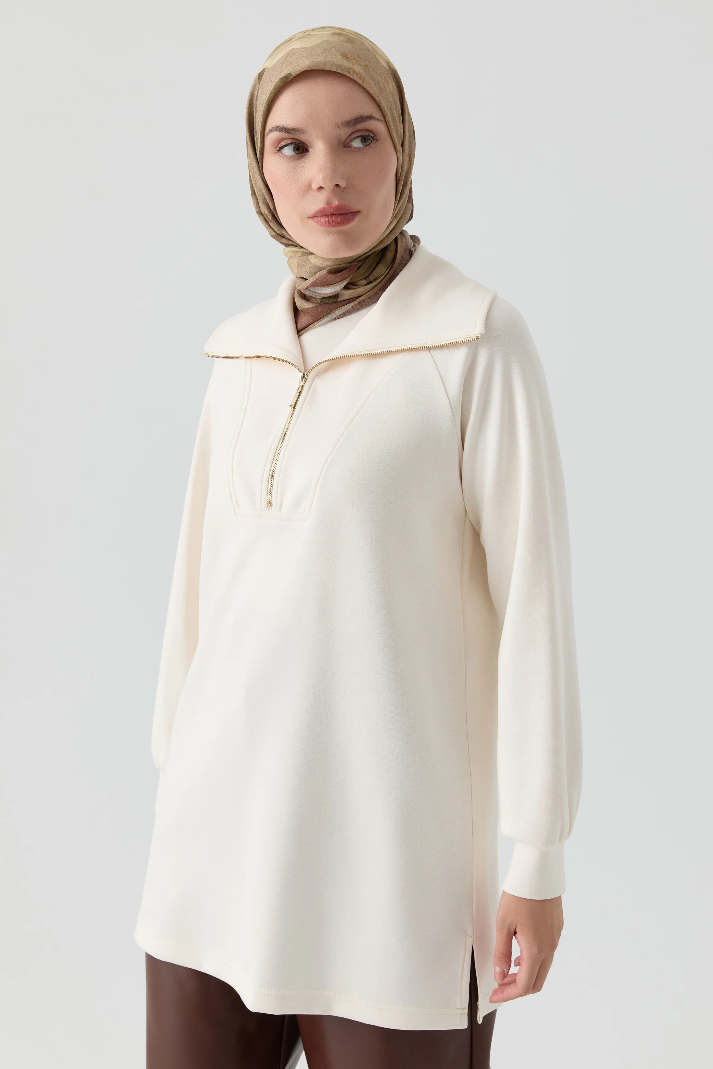 Sweatshirt En Tricot À Manches Raglan