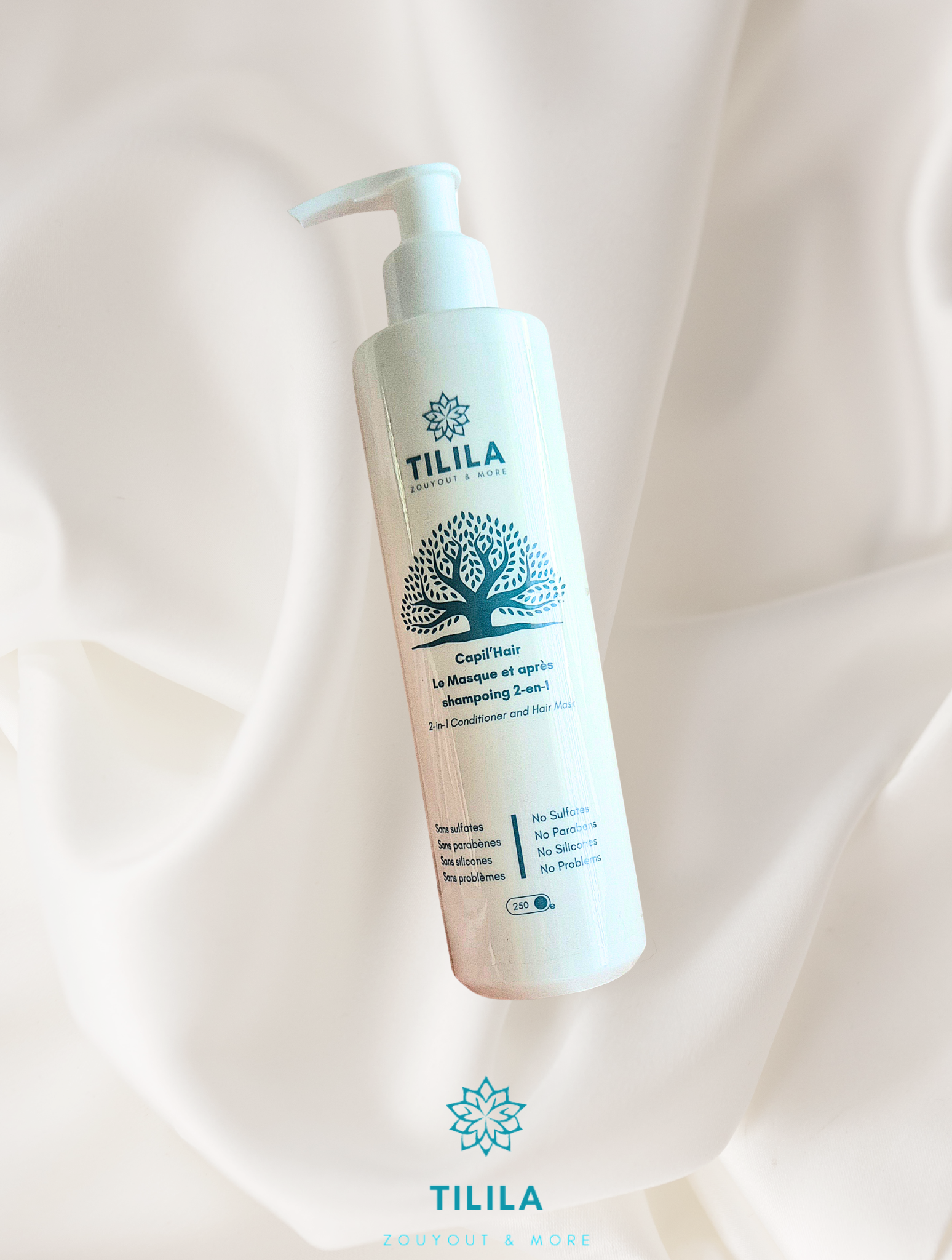 Masque après-shampoing Capil’Hair 2-en-1 à lavocat, argan et au beurre de karité