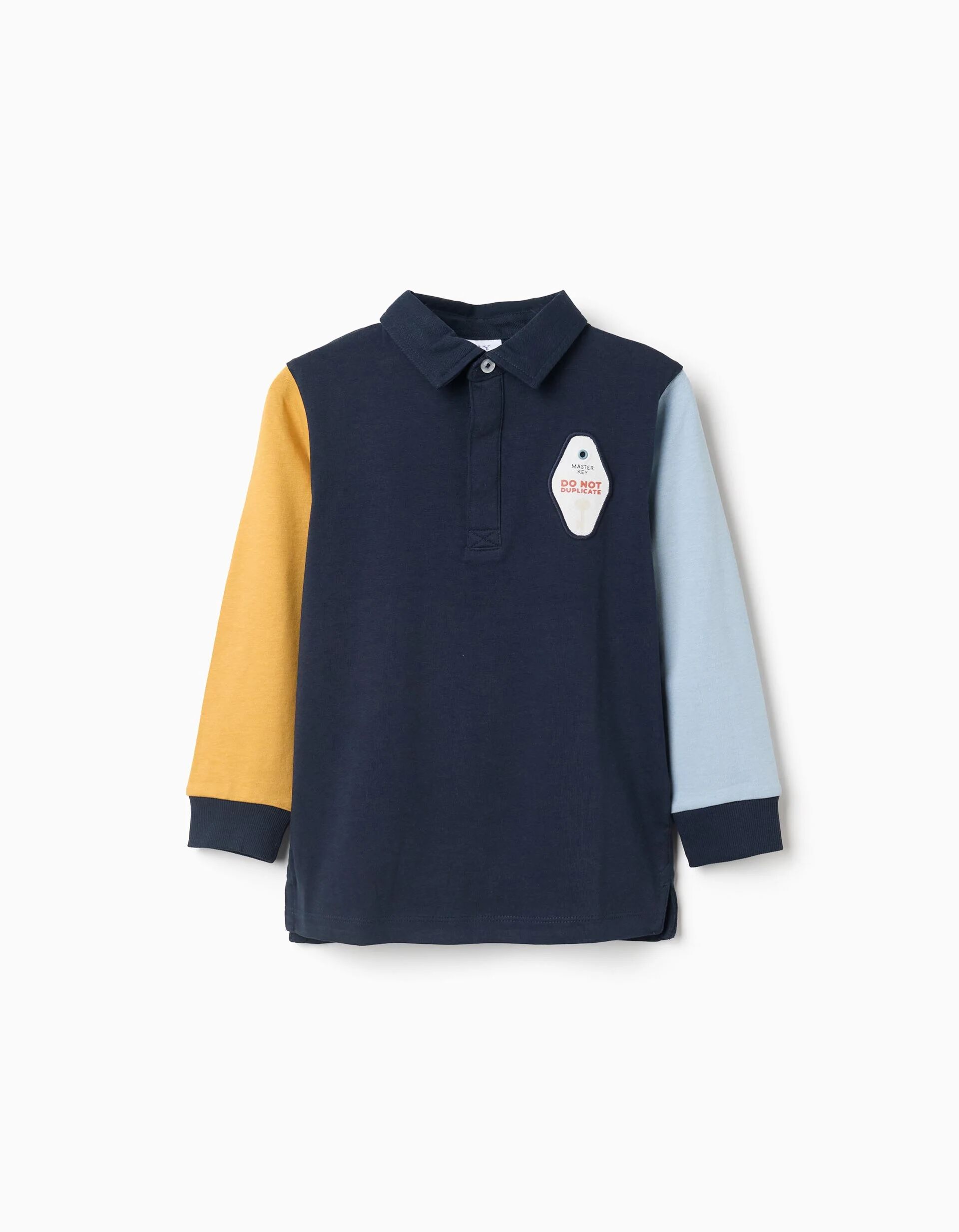 Polo À Manches Longues En Coton