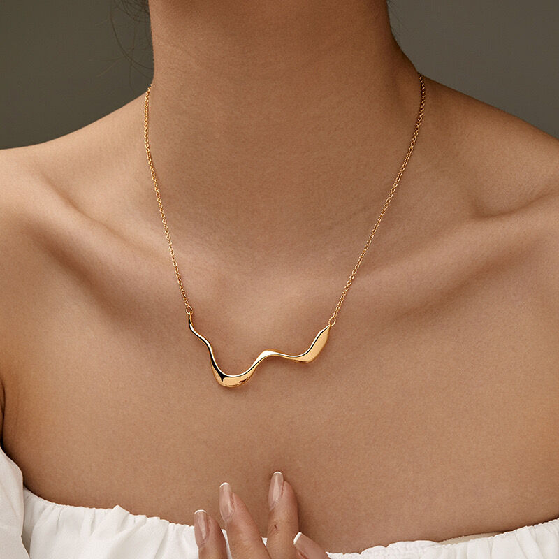 Collier Plaqué Or 18k Cgn010