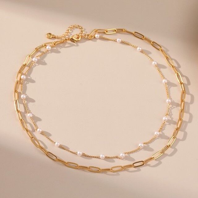 Collier Plaqué Or 18k Cgn021