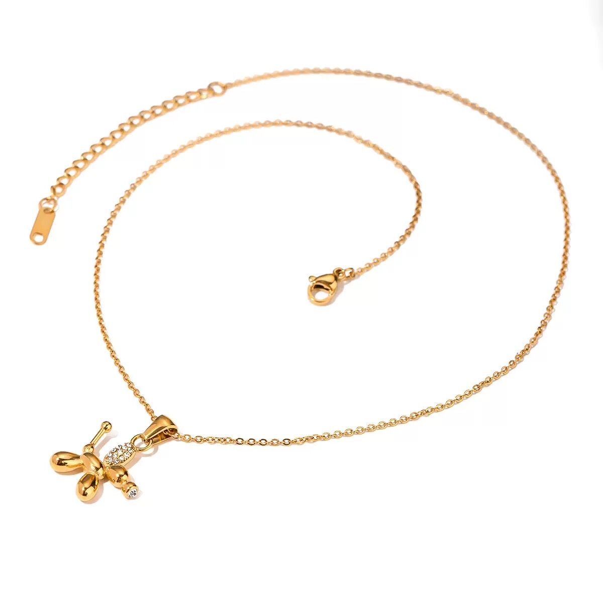 Collier Plaqué  Or 18k Cgn038