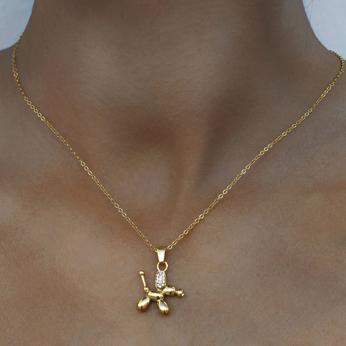 Collier Plaqué  Or 18k Cgn038 thumbnail 4