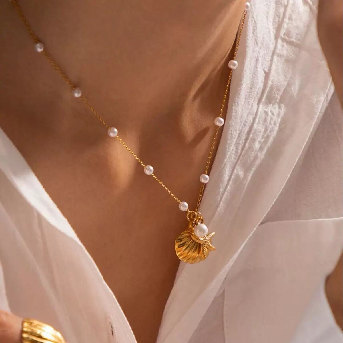 Collier Plaqué Or 18k Cgn043
