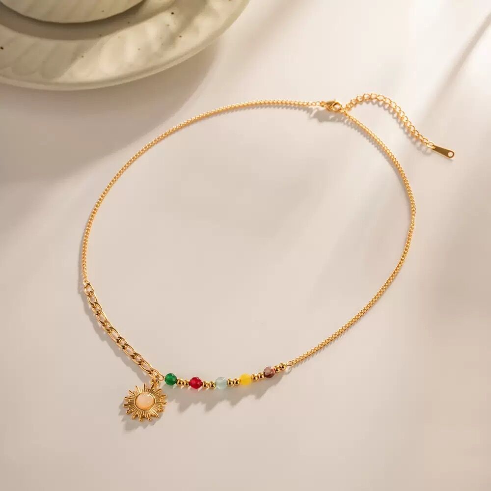 Collier Plaqué  Or 18k Cgn045 thumbnail 3