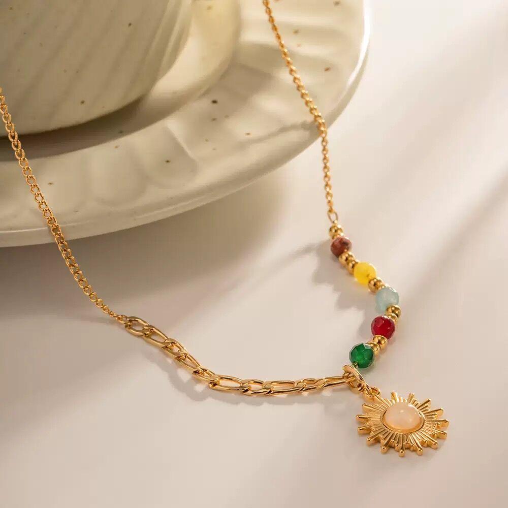 Collier Plaqué  Or 18k Cgn045 thumbnail 4