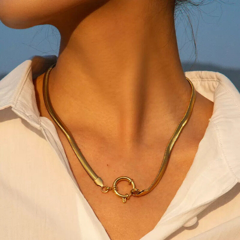 Collier Plaqué  Or 18k Cgn047