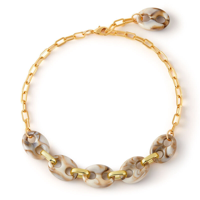 Collier Plaqué  Or 18k Cgn053-1