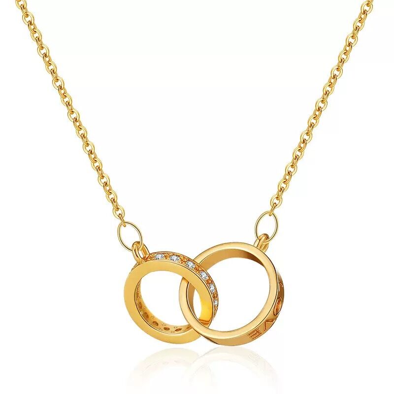 Collier Plaqué  Or 18k Cgn055