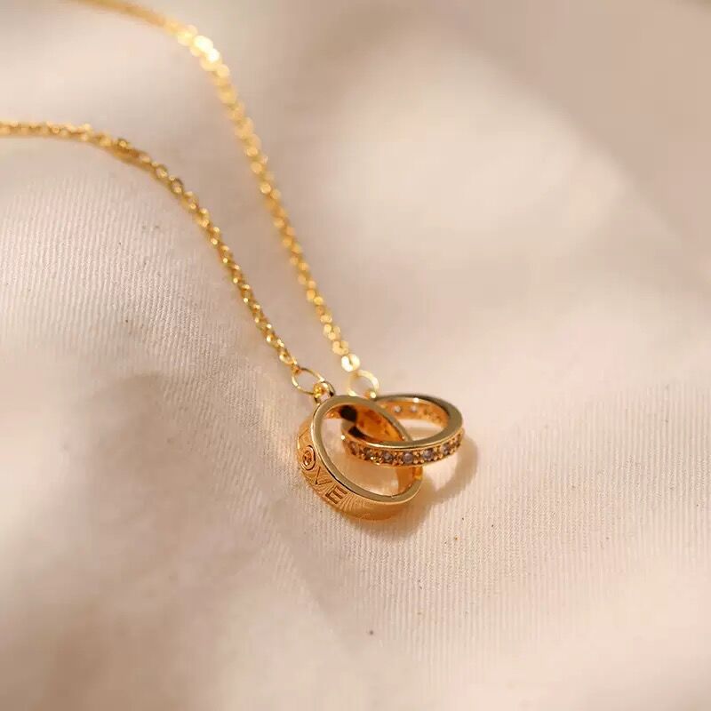 Collier Plaqué  Or 18k Cgn055 thumbnail 3