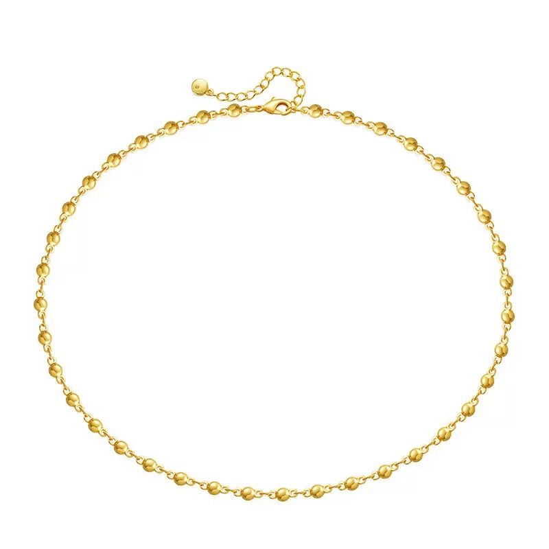 Collier Plaqué  Or 18k Cgn062